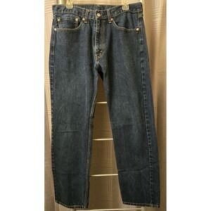 Levis 505 Mens 36x32 (Fits 36x30) Regular Straight Leg Classic Jeans 100% Cotton